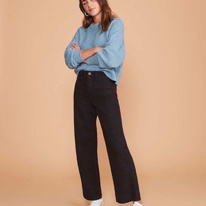 Lou & Grey high rise wide leg pant
